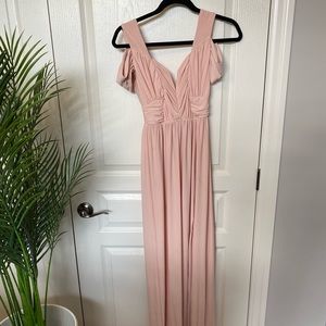 Beautiful Blush Fill Length Dress 💗 ASOS